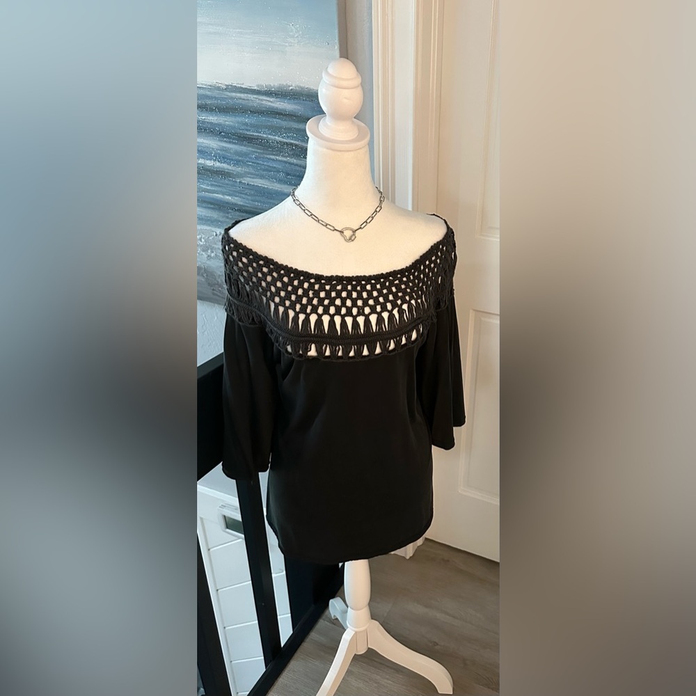 Blue B Collection Off the Shoulder Top